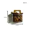 Zoha stripe voorraadpot met greep 450 ml set van 2