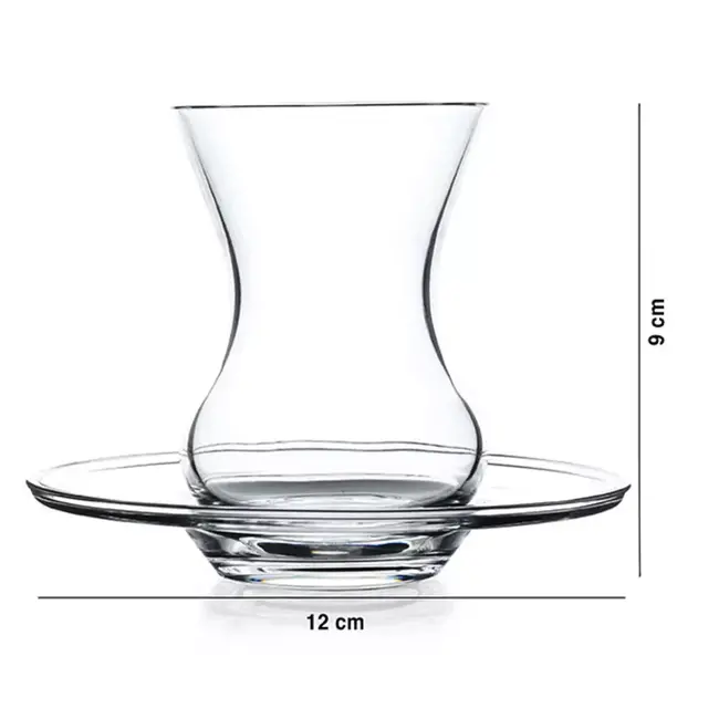 Beykoz tea glasses set 12 pieces