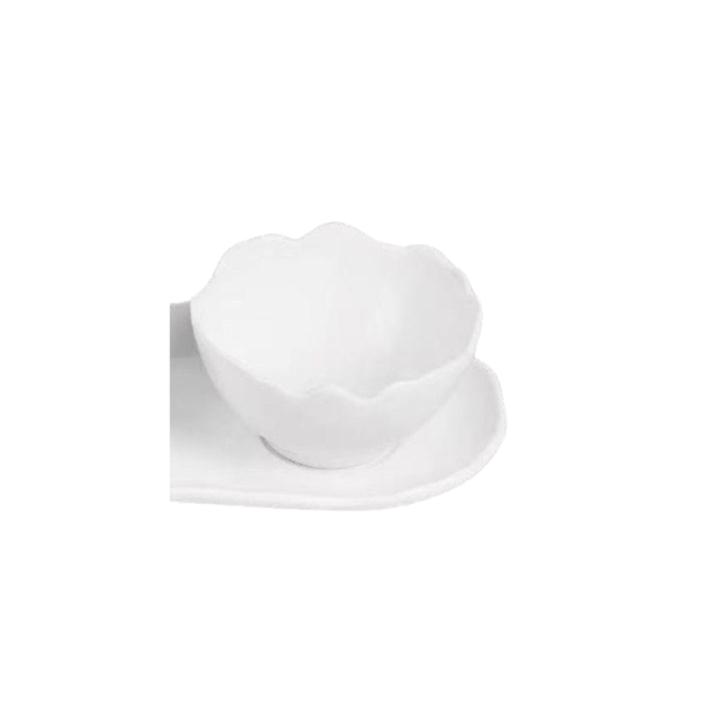 Witte aperitiefset 4-delig