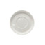Set of 6 porcelain coasters white