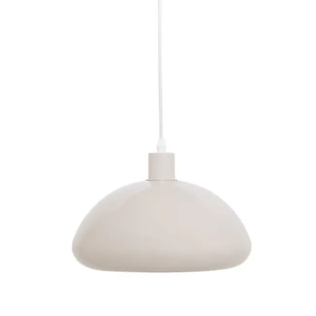 Savio klei metalen plafondlamp beige