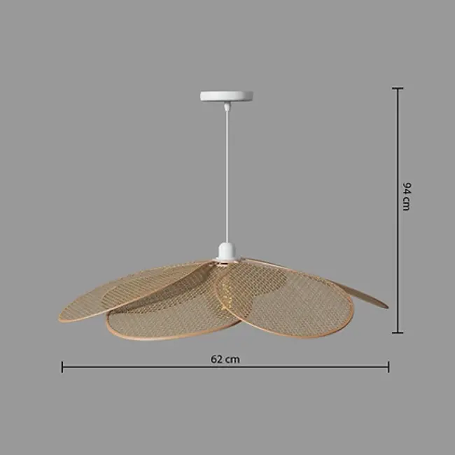 Rym ceiling lamp with flower petals