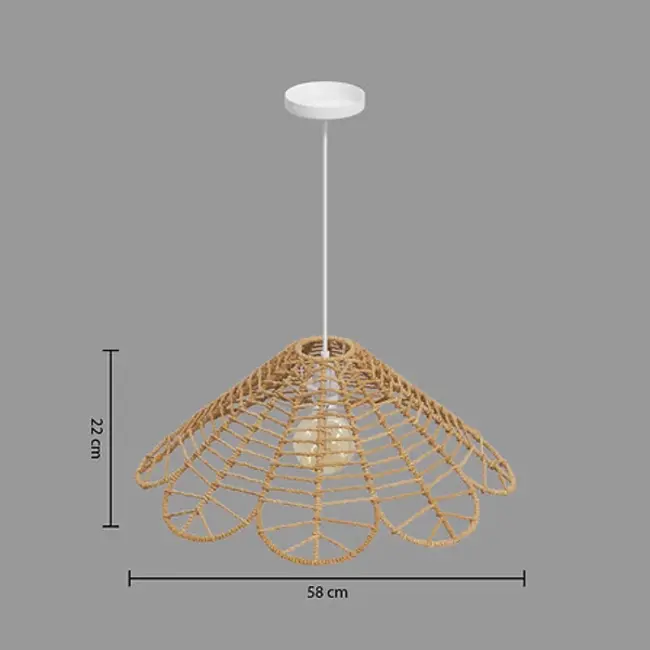 Plafondlamp bloemblaadjes