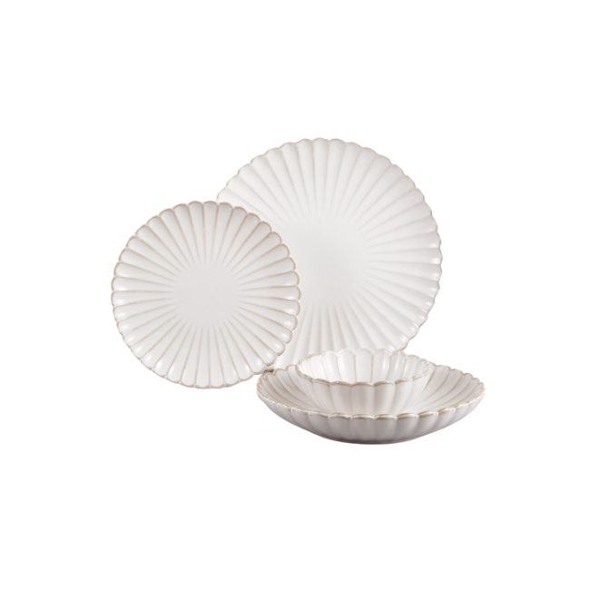 Bloomy 24-piece dinnerware set