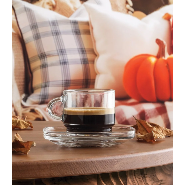 Cozy Glass Coasters - 6 pieces