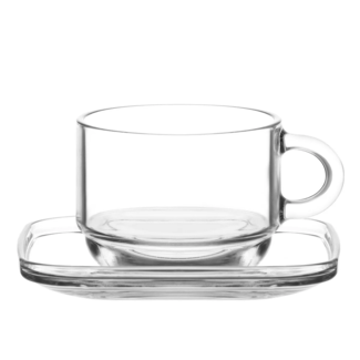 Cozy 12-piece tea glass set