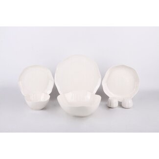 Cermico 27-piece tableware set | Cream
