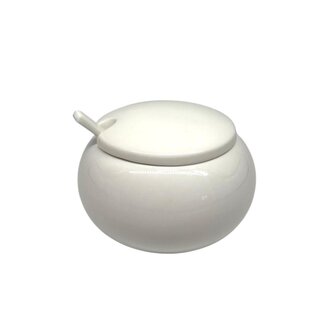 Belicia sugar bowl with spoon