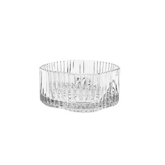 Organic ribbed glass bowls – set of 6