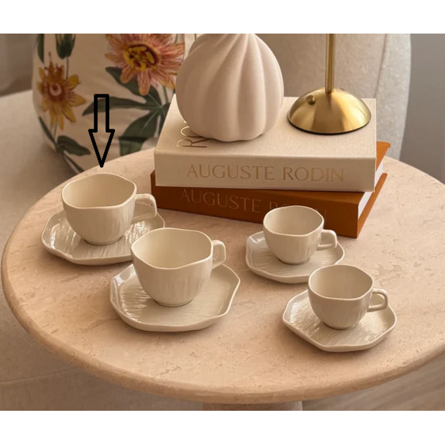 Cermico tea/coffee set 12-piece | Beige
