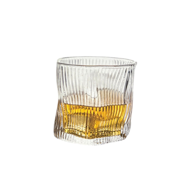 Organik Kaburgalı Bardaklar – 6'lı Set