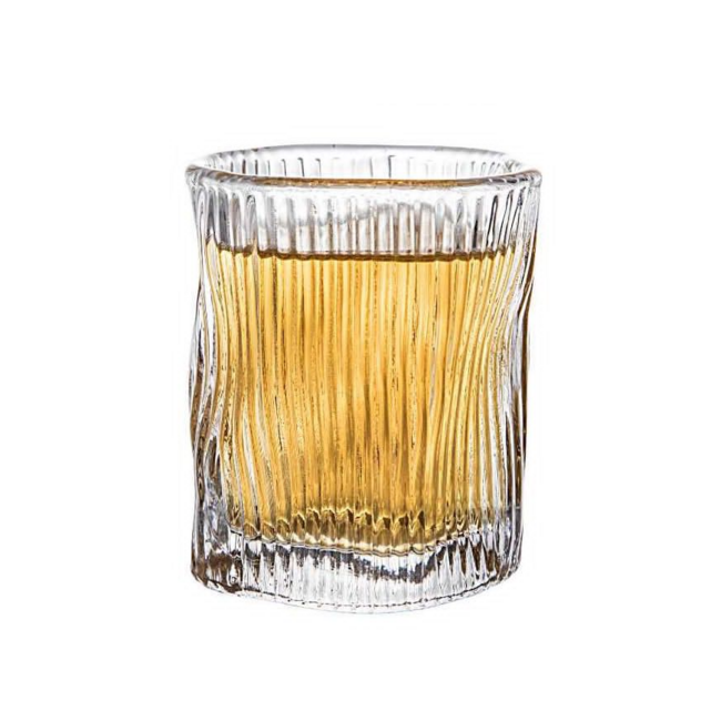 Organik oluklu shot bardakları – 6 parçalı set