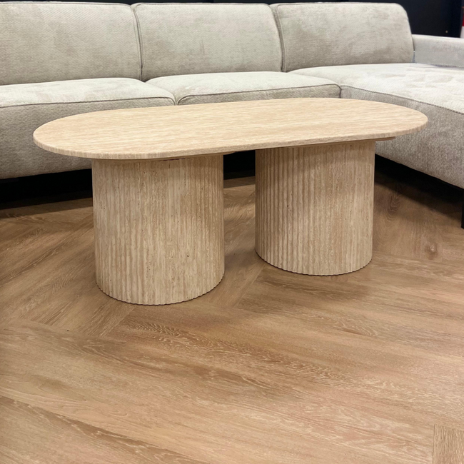 Nordiøre 100 cm Oval Sehpa