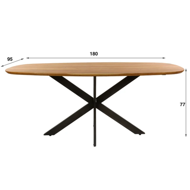 Danish dining table - 180 cm