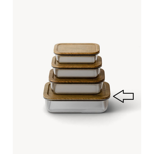 Zoha Glass storage container - 1520 ml