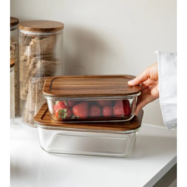 Zoha Glass food storage container - 1050 ml