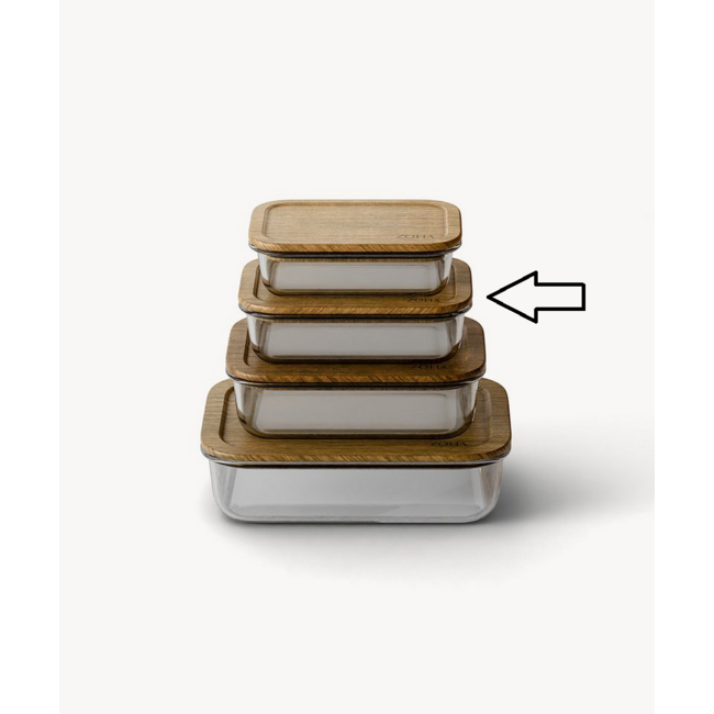 Zoha Glass storage container - 640 ml