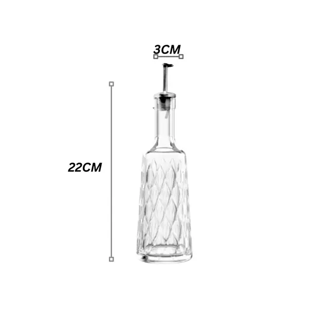 Leafy Oil and Vinegar Bottle - Set of 2