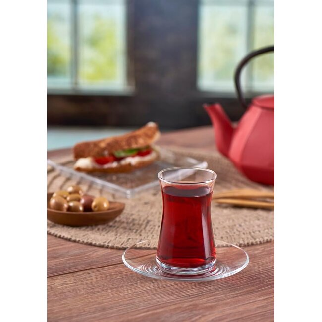 Heybeli tea glass set 12 pieces