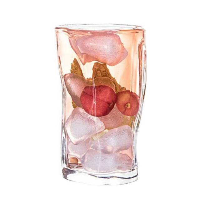 Organisch longdrinkglazen – 6-delig