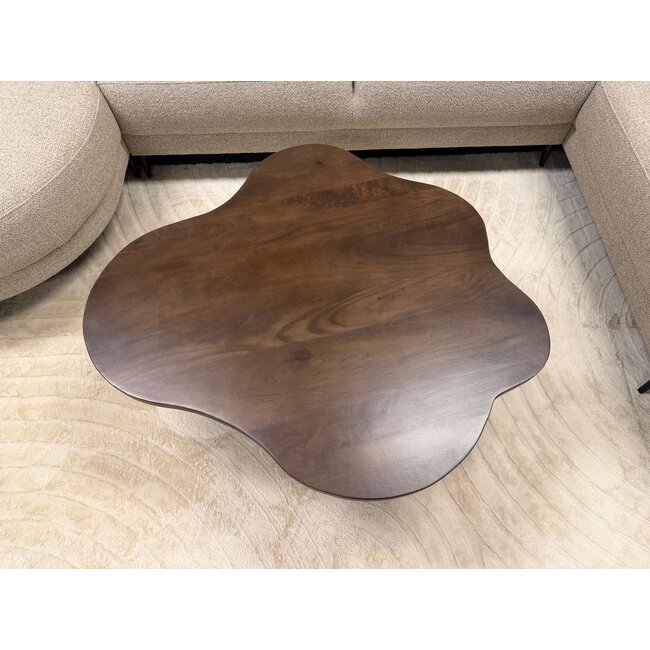 Japandi organic coffee table - 98 cm