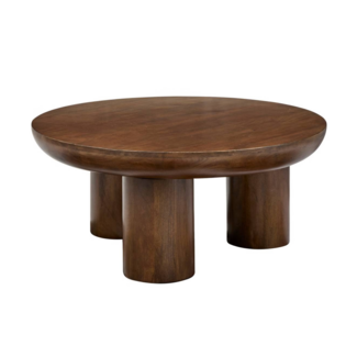 Japandi Espresso Sehpası - 90 cm