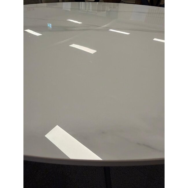 White Stone dining table - 110 cm