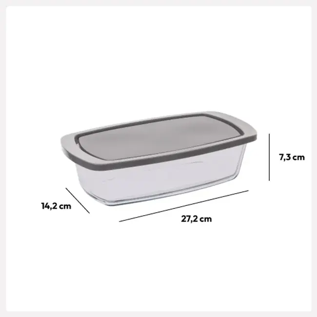 Oven dish with lid – 27 x 14 cm