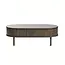 Coffee table Svalka Dark Brown - 120 cm