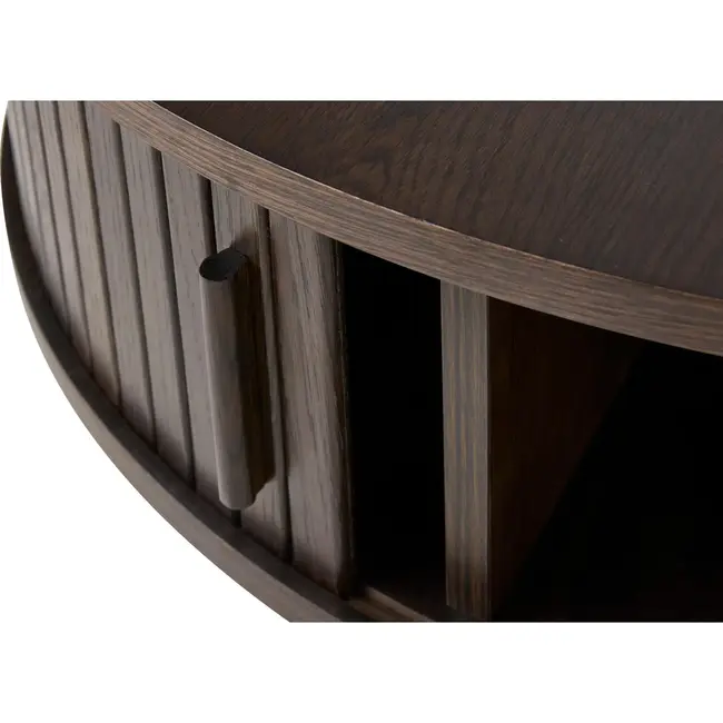 Coffee table Svalka Dark Brown - Ø85 cm
