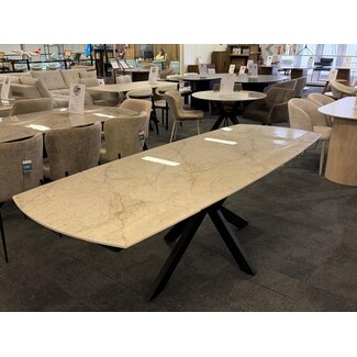 Uitschuifbare eettafel Celeste - 160/240 cm - Glanzend