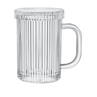 / Ripple Glass with Lid