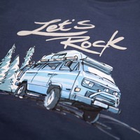 Van One Lets Rock Navy