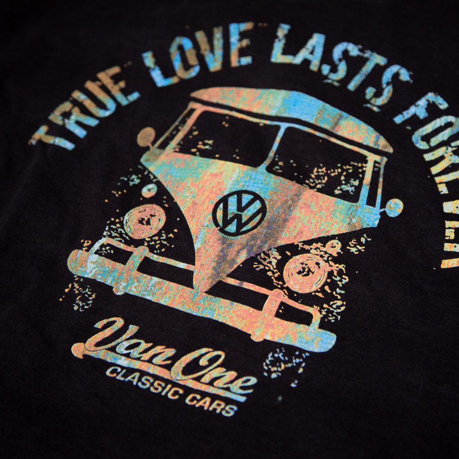 Van One True Love Bulli Black T-Shirt