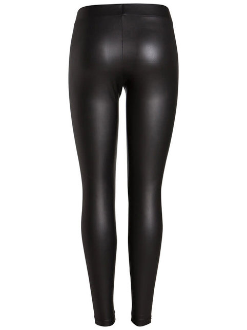 Buy Pieces PCNEW SHINY LEGGINGS NOOS - Black