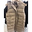 JUS DE POM JUS DE POM SLEEVELESS LONG PUFFER JACKET