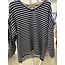 Latino LILJEN V- NECK STRIPE TOP