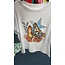 Italy Moda ITALY MODA PRINTED WHITE T -SHIRT
