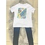 Italy Moda ITALY MODA PRINTED WHITE T -SHIRT