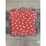 Jainson LINEN MIX TOP WITH FLOWER AND NECKLACE