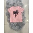 MADEIN ITALY M&V PRINTED GIRL WITH BOW IN HAIR WITH RIBBON T SHIRT