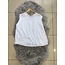 Jainson JAINSON SLEEVELESS LINEN V NECK LACE DETAIL TOP