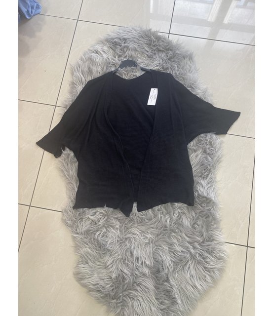 NEW COLLECTION RIBBED KNIT CARDIGAN