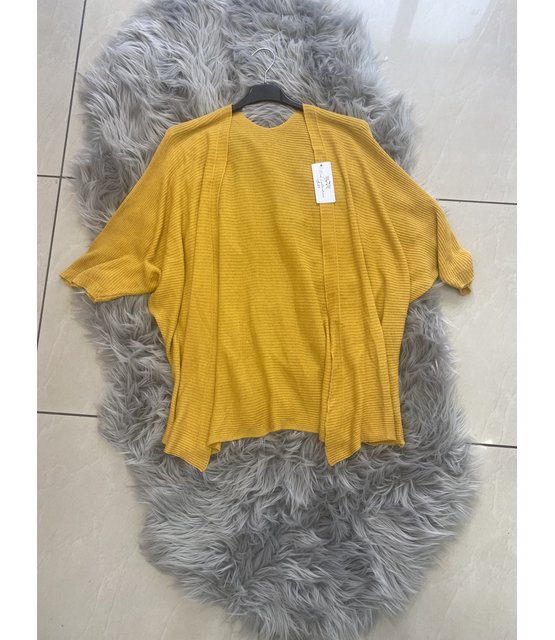 NEW COLLECTION RIBBED KNIT CARDIGAN