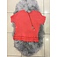 ROUND NECK LINEN MIX TOP WITH NECKLACE AND EMBROIDERED AT THE END