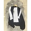 Star STAR LONG WHITE TOP WITH BLACK CARDIGAN