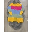 Italy Moda ITALY MODA MULTICOLOURED STRIPE LONG CARDIGAN