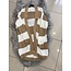 Italy Moda ITALY MODA MULTICOLOURED STRIPE LONG CARDIGAN