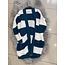Italy Moda ITALY MODA MULTICOLOURED STRIPE LONG CARDIGAN