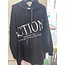 CHOKLATE CHOKLATE ACTION HOODY WITH WRITING ON THE BACK